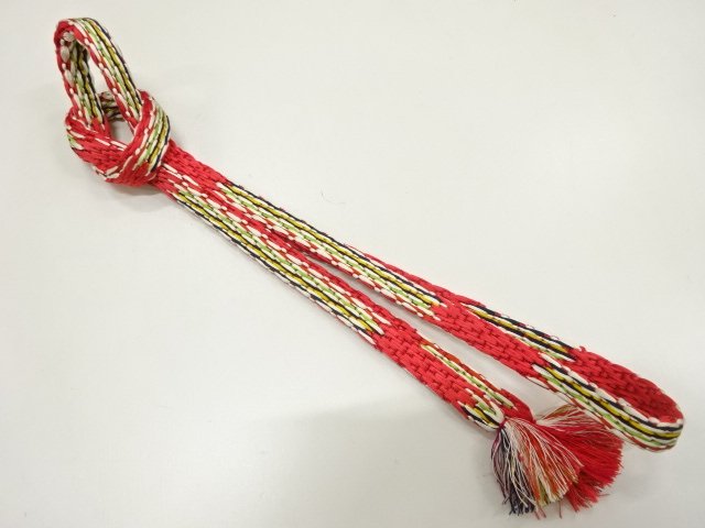 JAPANESE KIMONO / HAND-TIED OBIJIME CORD